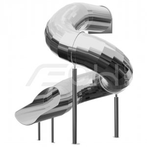 Скат труба из нержавеющей стали поворотный 360 гр (H 2-5м)