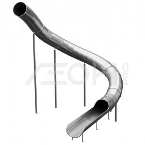 Скат труба из нержавеющей стали поворотный 180 гр (H 5.0м)