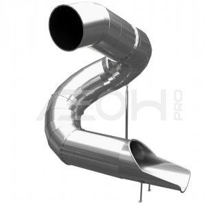 Скат труба из нержавеющей стали поворотный 270 гр (H 3.2м)