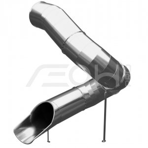 Скат труба из нержавеющей стали поворотный 270 гр (H 3.2м)