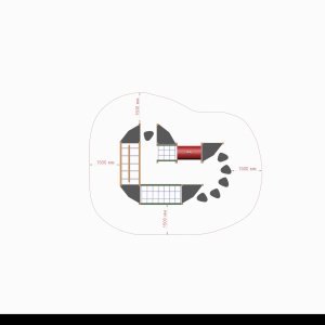 Детский спортивный комплекс VikingWood ПП-006