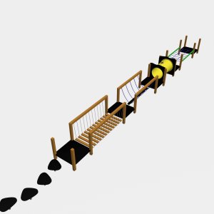 Детский спортивный комплекс VikingWood ПП-007