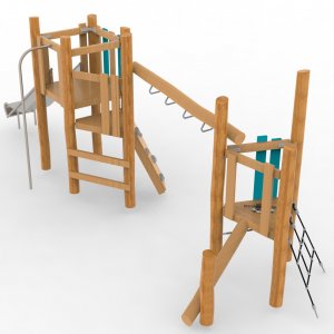 Детский игровой комплекс VikingWood Эко-1215