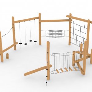 Спортивный комплекс VikingWood Эко-1704