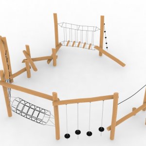 Спортивный комплекс VikingWood Эко-1704