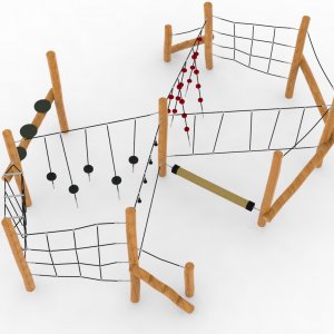 Спортивный комплекс VikingWood Эко-1707