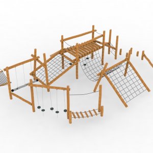 Спортивный комплекс VikingWood Эко-1708