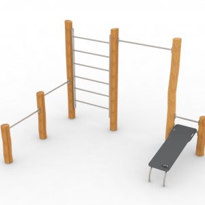 Спортивный комплекс VikingWood Эко-2243