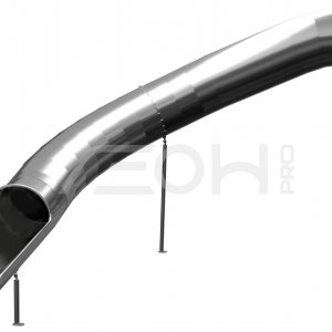 Скат тоннельная поворотный 90° ( Н=2,3 м.)