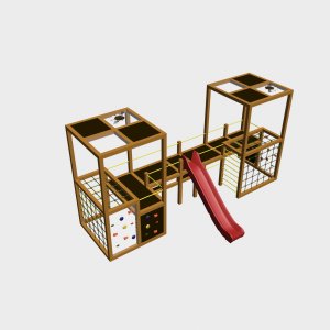 Детский игровой комплекс VikingWood Квадро 3