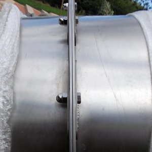 Скат труба из нержавеющей стали 