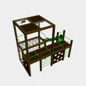 Детский игровой комплекс VikingWood Квадро 5