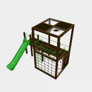 Детский игровой комплекс VikingWood Квадро 5