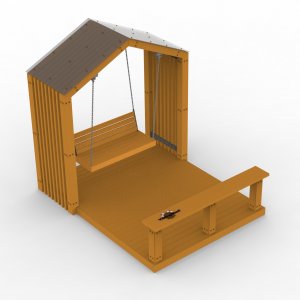 Навес с качелями Vikingwood 