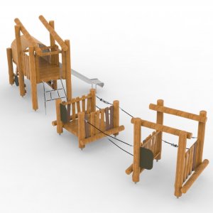 Детский игровой комплекс VikingWood Эко 