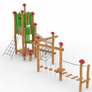 Детский игровой комплекс VikingWood Эко- Аманита