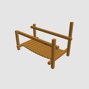 Мостик спортивный деревянный VikingWood МП-014