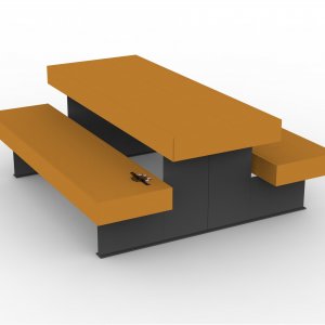 Уличные скамейки со столом VikingWood P4