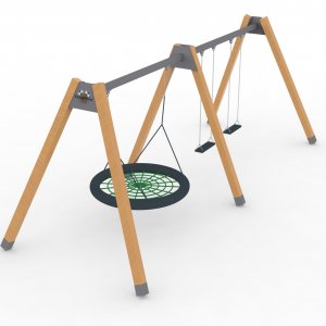 Качели отдельностоящие VikingWood ДК-005