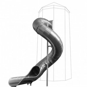 Скат труба из нержавеющей стали 