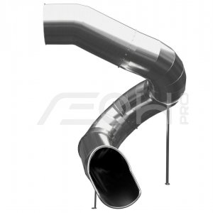 Скат труба из нержавеющей стали поворотный 270 гр (H 3.2м)