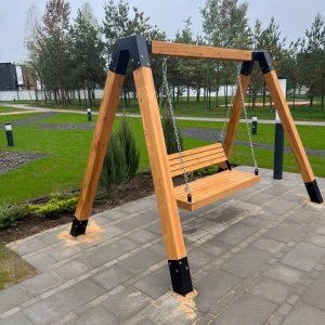 Уличная скамейка-качели VikingWood КО-01