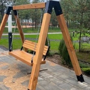 Уличная скамейка-качели VikingWood КО-01