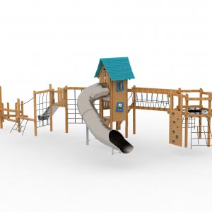 Детский игровой комплекс VikingWood Эко-1209