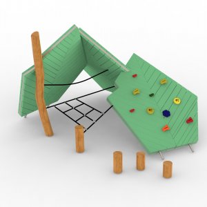 Спортивный комплекс VikingWood Эко-1725