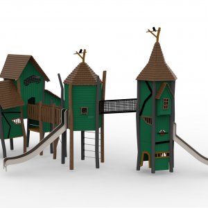 Детский игровой комплекс VikingWood Эко-3302
