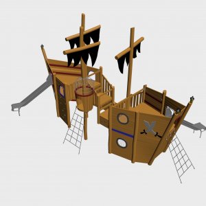 Детский игровой комплекс VikingWood Барко 2.