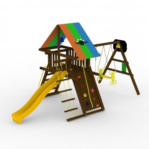 Детский игровой комплекс VikingWood  Амиго с качелями Дуэт