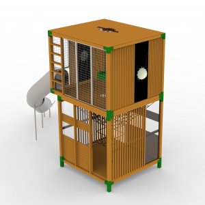 Детский игровой комплекс VikingWood Квадро 1