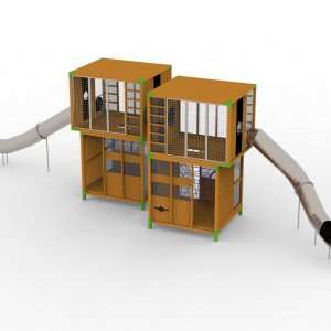 Детский игровой комплекс VikingWood Квадро 2