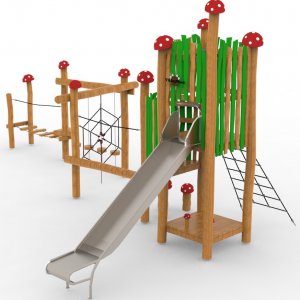 Детский игровой комплекс VikingWood Эко- Аманита