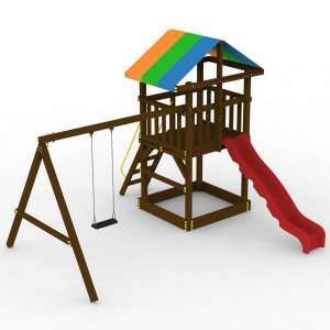 Детский игровой комплекс VikingWood Смайл Премиум