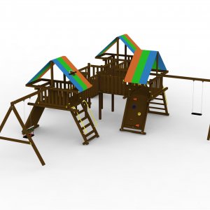 Детский игровой комплекс VikingWood Милан Премиум