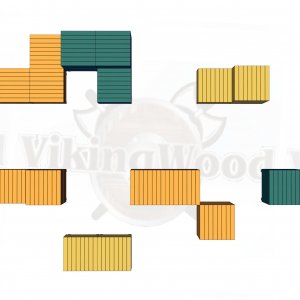 Арт кубы VikingWood   для улицы.
