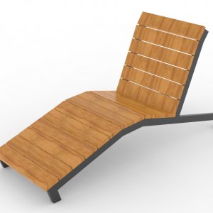 Шезлонг для улицы VikingWood Ш-01